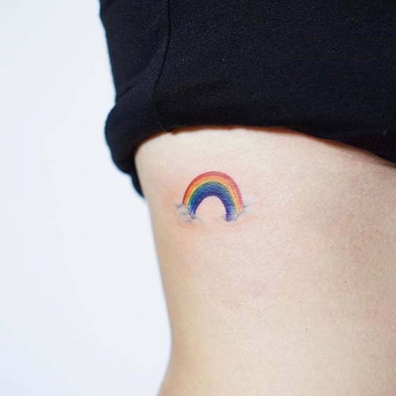 Rainbow Tattoo Design - Symbol of Hope Tattoo