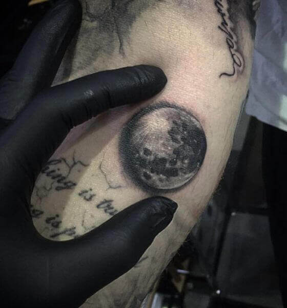Realistic Moon Tattoo Designs