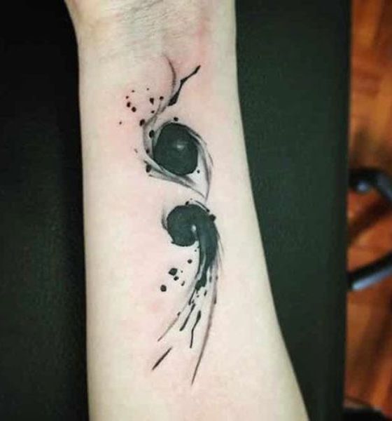 Semicolon Tattoo on Hand