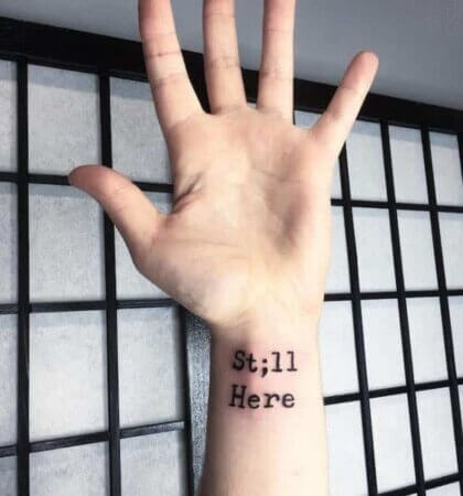40 Stunning Semicolon Tattoo Ideas and Their Meaning [2024]