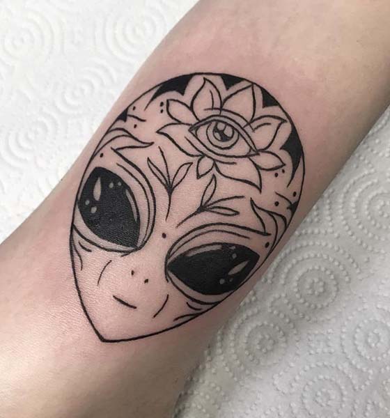 Space Alien tattoo ideas