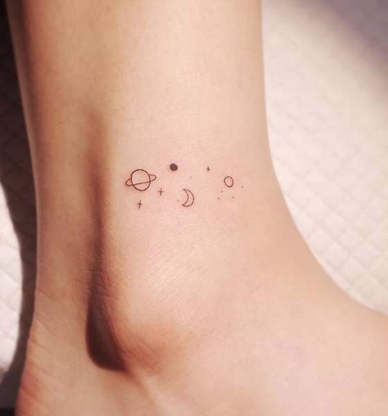 Space Doodle Tattoo Ideas