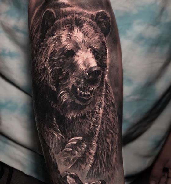 Top 47 Best Black Bear Tattoo Ideas  2021 Inspiration Guide