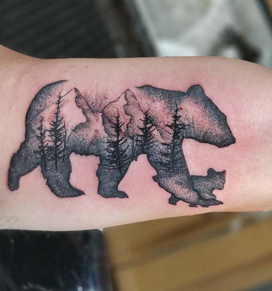 Tribal Bear Tattoo