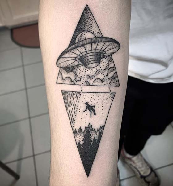 UFO Tattoo design