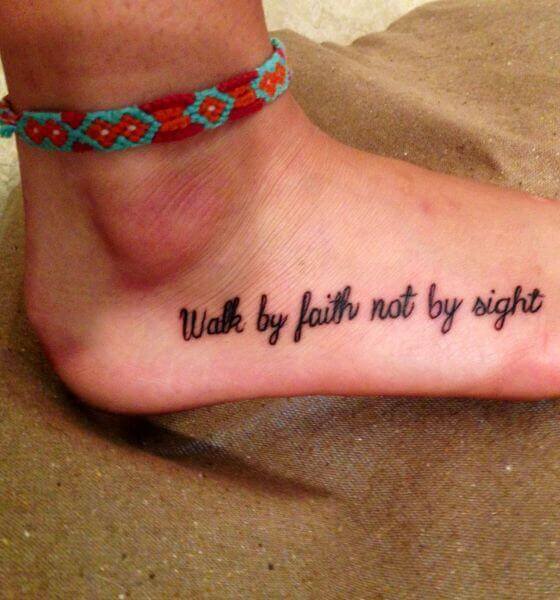 Quote Faith Tattoo Ideas