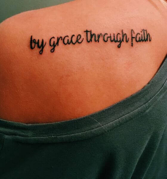 Faith Quote Tattoo