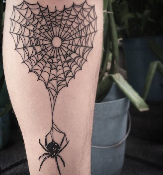 Amazing Spider Tattoo Design