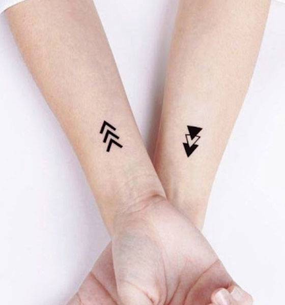 Arrow Tattoo for Friendship