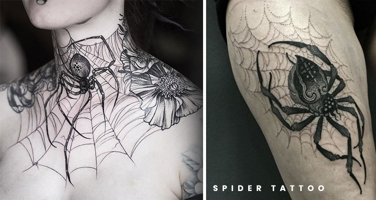 40 Stunning Spider Tattoo Designs and Their Meaning 2022