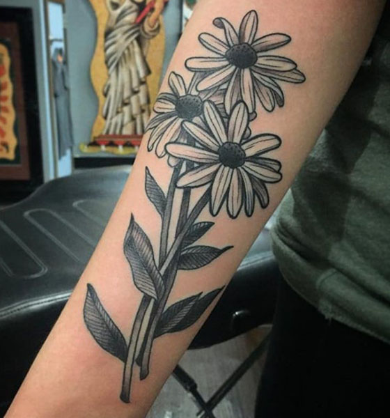 Daisy Tattoo Idea