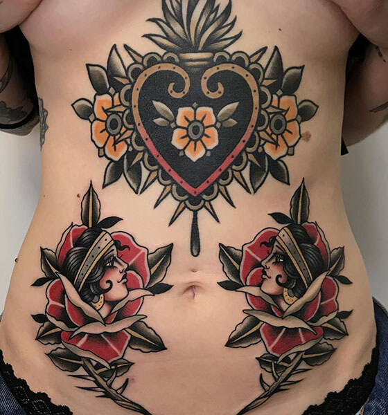 Any experience on how a stomach tattoo like this will behave during a  future pregnancy  rTattooDesigns