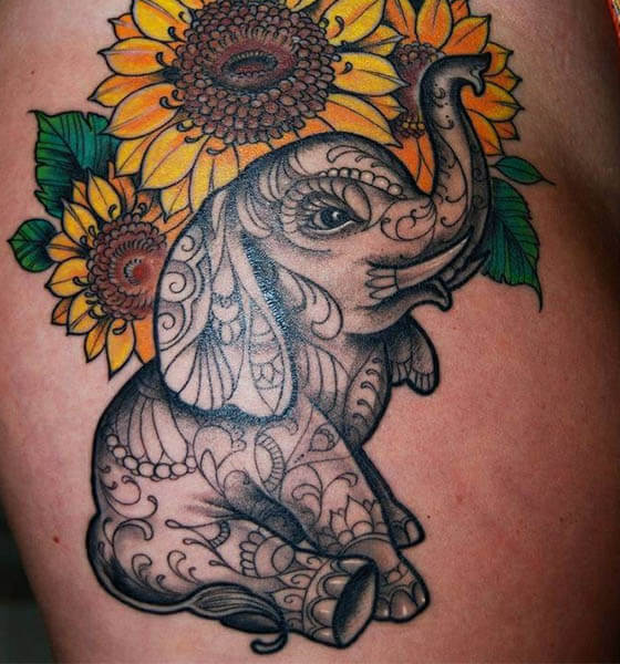 15 Best Elephant Tattoo Designs With Images  Styles At Life