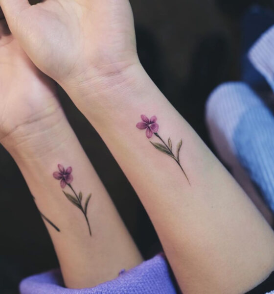 Flower Power Friendship Tattoo