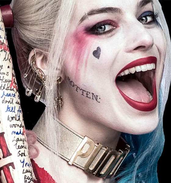 Harley Quinn's tattoos