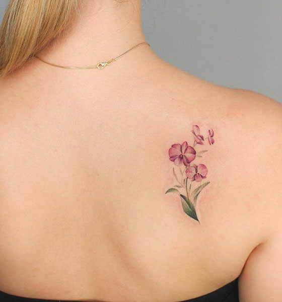 Orchid Flower Tattoo