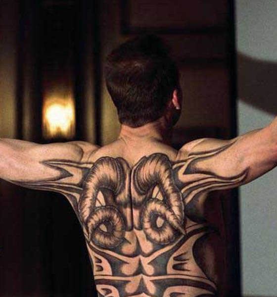 Red Dragon - Back Tattoo