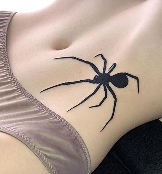 Discover more than 68 spider tattoo on stomach best  ineteachers