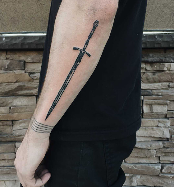 Lexica  archangel michael sword tattoo in the hand