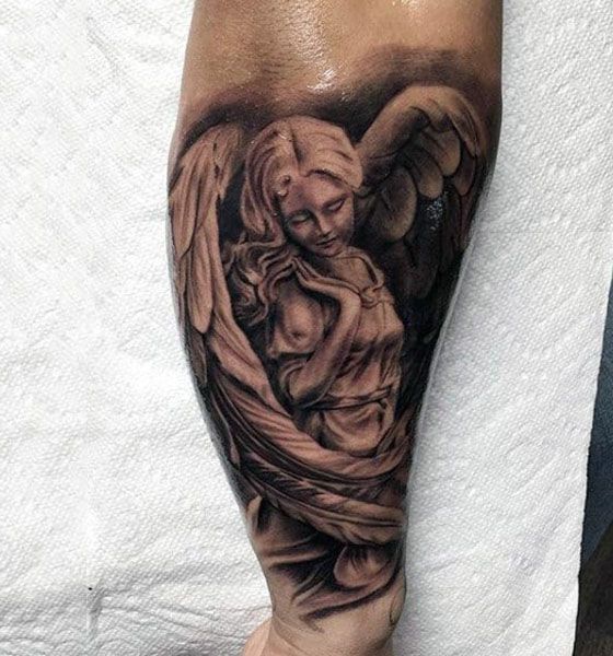 Angel Tattoo Design on Arm