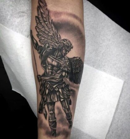 40+ Beautiful Angel Tattoo Ideas | Guardian, Baby Angel Designs
