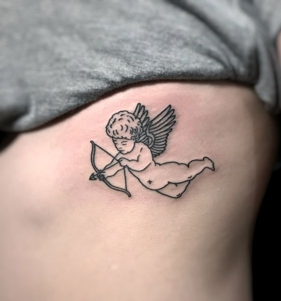 87 Amazing Guardian Angel Tattoos To Try For Chest  Psycho Tats