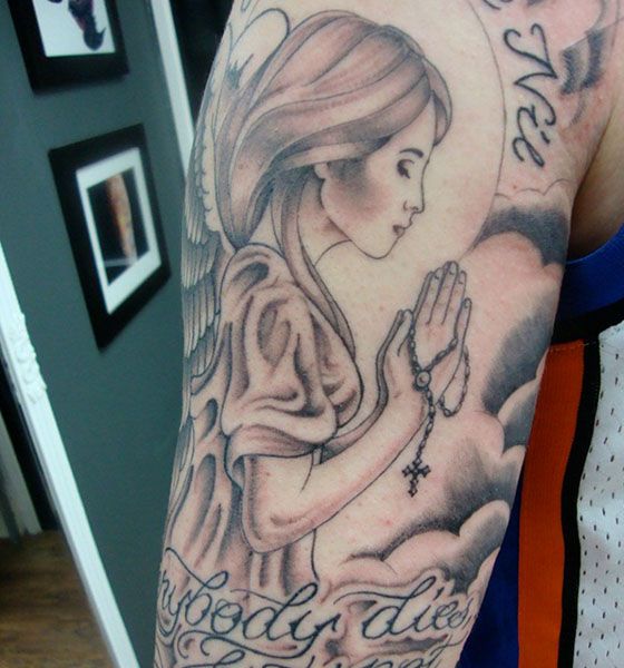 Beautiful Angel Tattoo Ideas for Girls