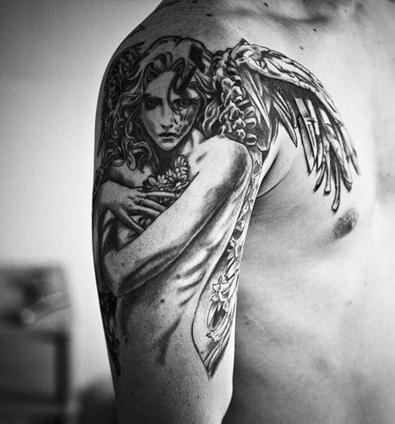 Beautiful Angel Tattoo Ideas for Women