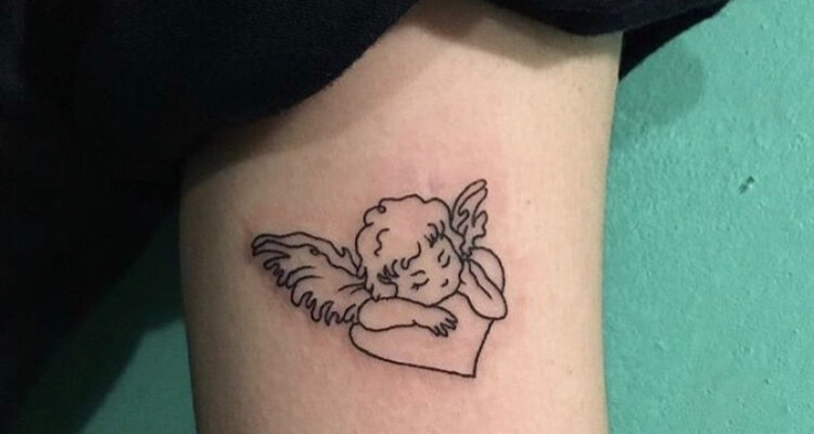 Castle Ink  Tattoo and Body modification Studio  Little cherub on ribs  done today by hayleycastleink castleink tattoo ribtattoo cherubtattoo  cherub tattoos rib linework birminghamtattoo birmingham  femaletattooist ribtattoocherub 