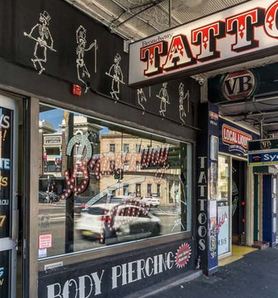 Broadway Tattoo Shop in Sydney
