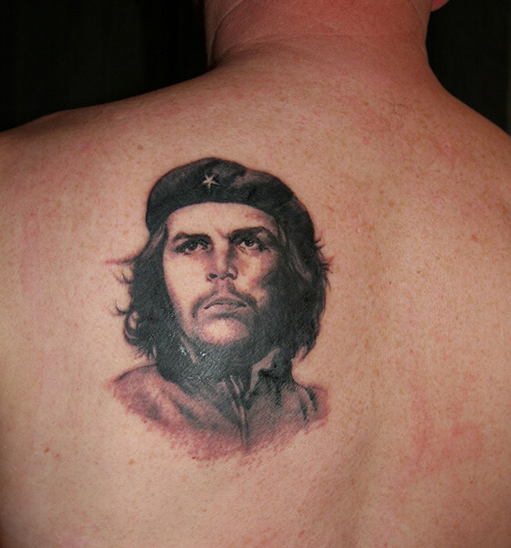Che Guevara Tattoo on Back
