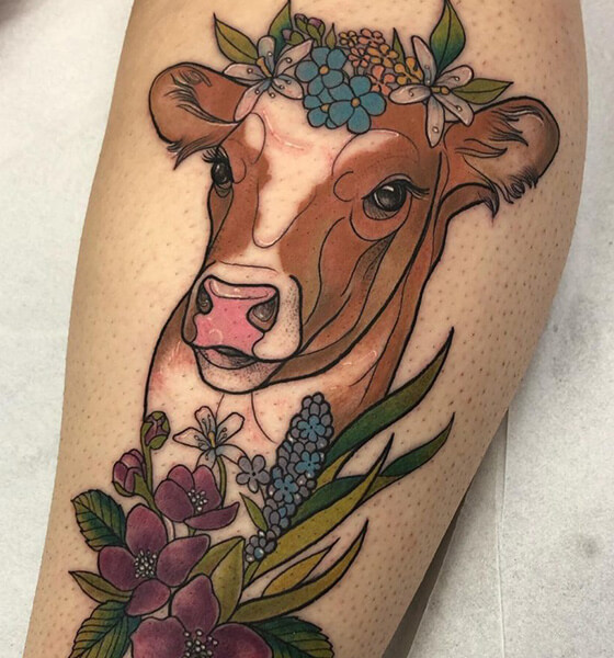 Cow Tattoos Design