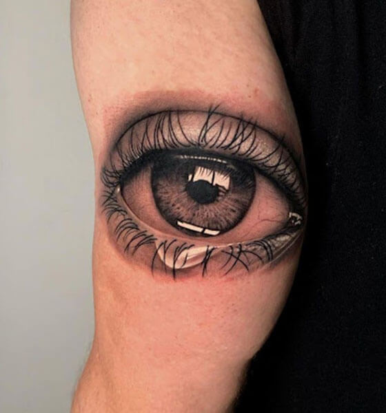 Crying Eye Tattoo