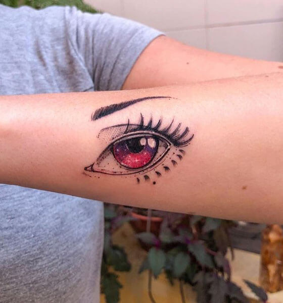 Eye Tattoo on Arm