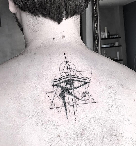 Eye Tattoo on Back