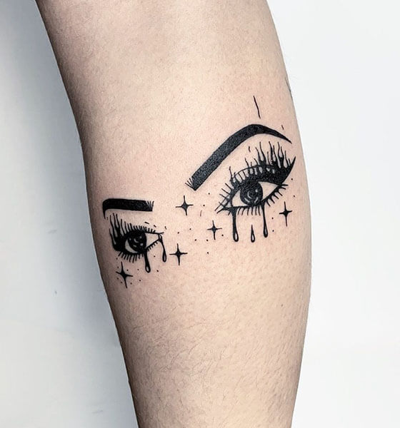 Eye Tattoo on Hand