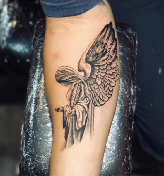 40+ Beautiful Angel Tattoo Ideas