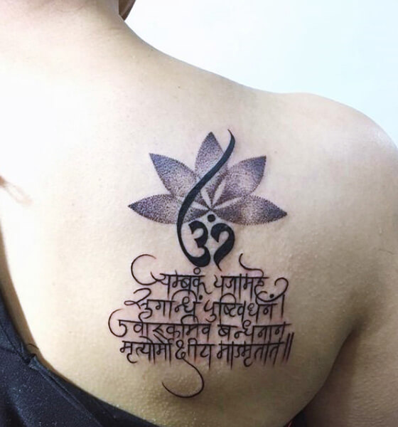 Sanskrit Verse or Mantras Tattoo
