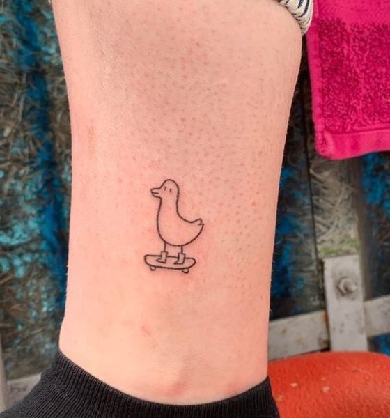 Tiny Stick and a Poke Tattoo