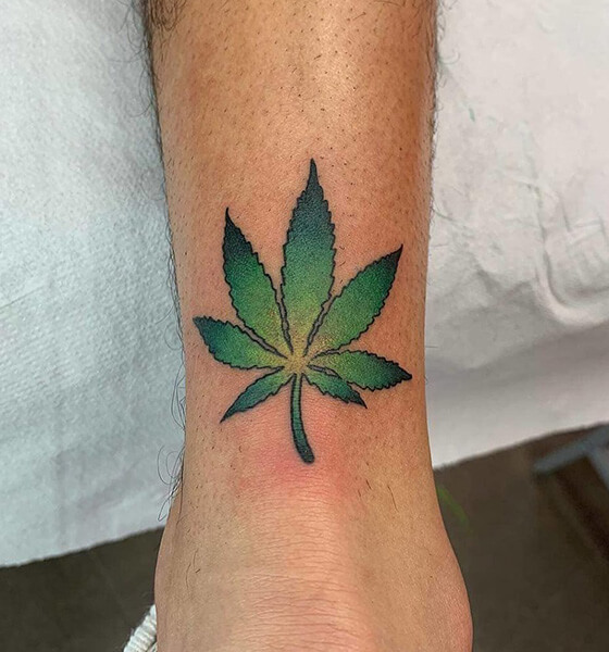 Weed Tattoo Design
