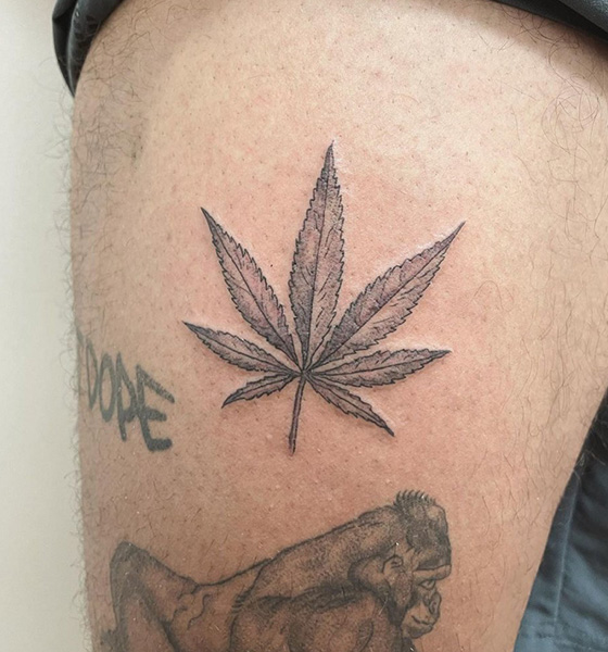 Weed Tattoo Idea