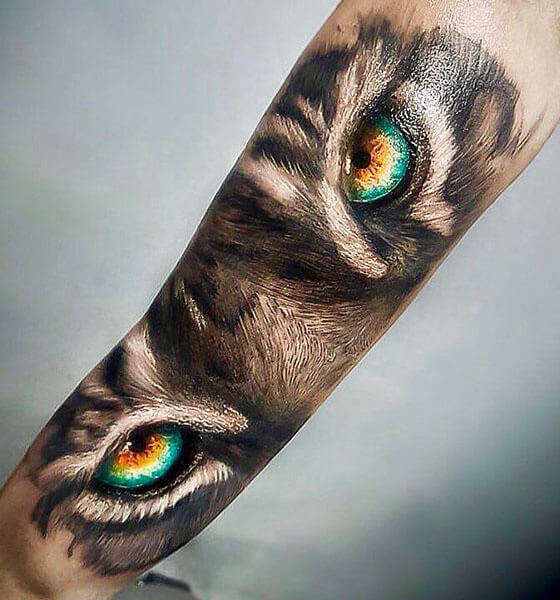 Wolf Eye Tattoo Design