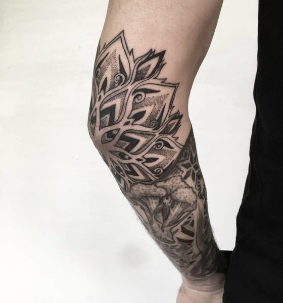Amazing tattoo art elbow