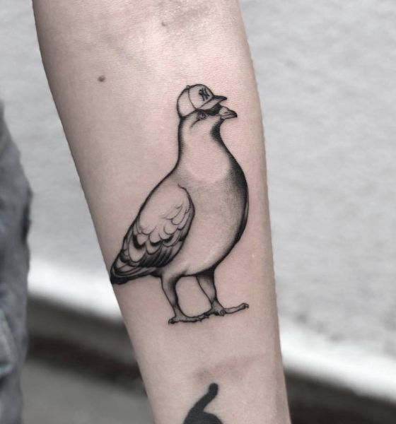 Cute Dove Tattoo on Arm