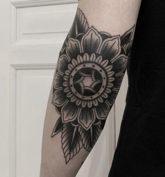Elbow tattoo ideas for men and women