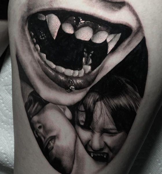 Gothic Ghost Tattoo Design