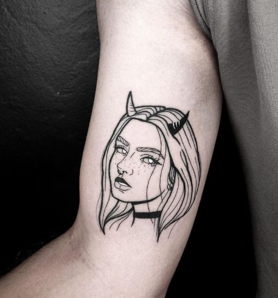 Gothic Tattoo on Bicep