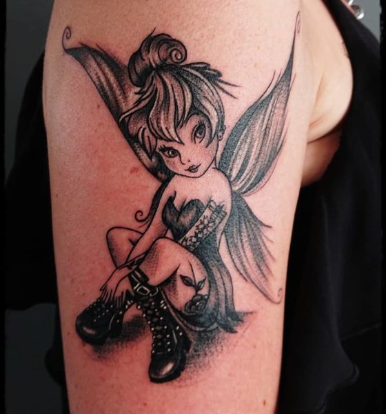 Gothic Tinkerbell Tattoo