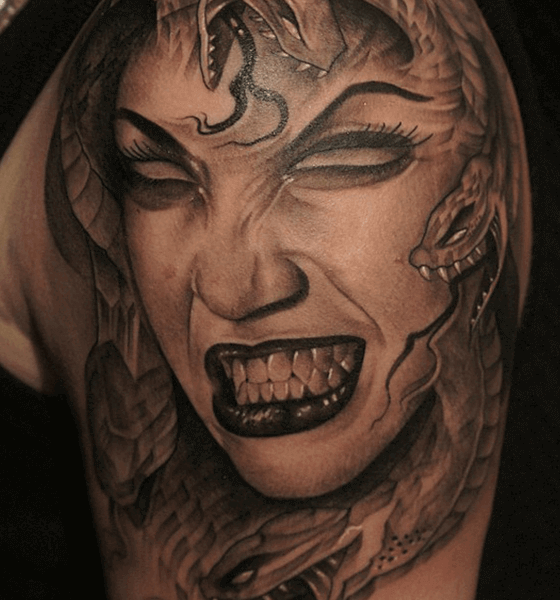 Medusa tattoo design