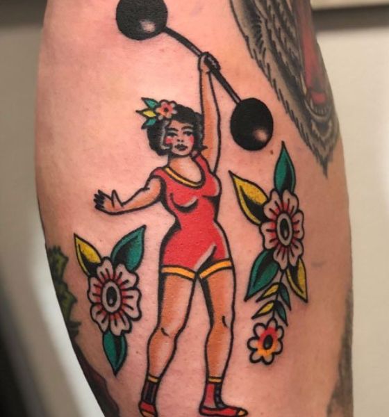 American Traditional Circus Tattoo